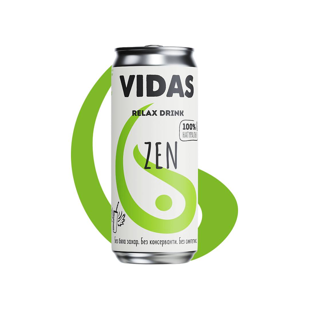 Релаксираща напитка VIDAS Zen, 250 мл