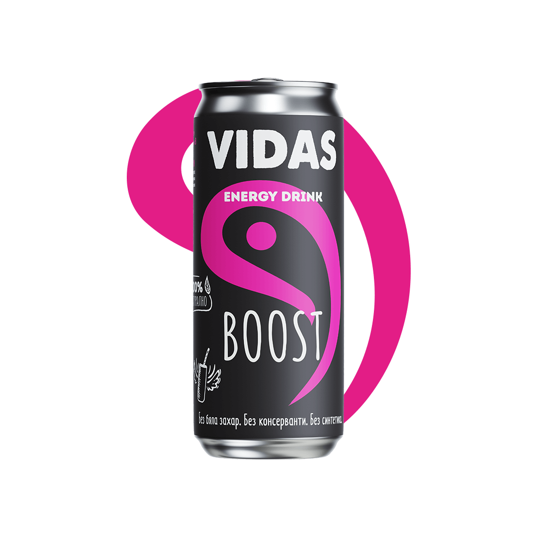 Енергийна напитка VIDAS Boost, 250 мл