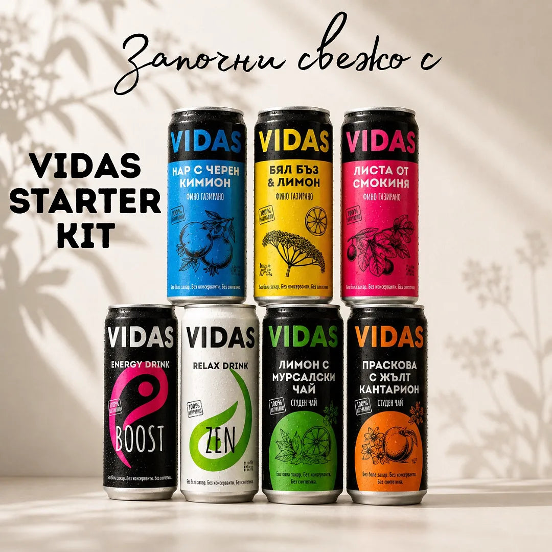 VIDAS Starter Kit – 12 кена с различни вкусове